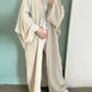 Similar Cotton Linen Batwing Kimono Abaya Dubai Islam Muslim Dress For Women Kebaya Kaftan Robe Musulmane Caftan Marocain Femme