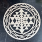 Wooden Flower Of Life Natural Symbol Sacred Geometry Ornaments Home Decoration Chakra Carved Coaster Wood Sign Wall Kitchen DIY