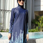 3/4PCS Muslim Burkini Women femmes Swimming Suit Modest Swimwear Islamic Long Sleeve Full Cover Hijab , Quick Drying, UPF50+