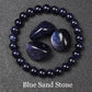 Natural Golden Obsidian Stone Beads Bracelet Men Women Golden Light Rainbow Obsidian Raw Stone Round Bead Natural Energy Jewelry
