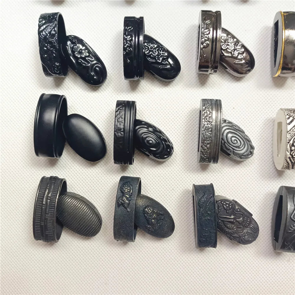 New Sword Handle Tsuka Alloy Fuchi Kashira For Japanese Samurai Katana Wakizashi Sword Fittings