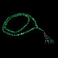 Middle East Style 99 Beads Tasbih Prayer Beads Arabesque Resin Bracelet Unisex round Beads Polished Finish for Gift