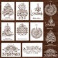 Islam DIY Stencil Mold Bismillah Arabic Script Wall Painting Scrapbook Embossing Album Paper Card Template Ramadan Eid Mubarak
