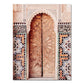 Moroccan Architecture Photography Posters and Prints Islamic Wall Art Canvas Painting Mosaic Wall Pictures for Living Room Decor