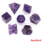7Pcs Platonic Solid Sacred Stones Geometry Set Natural Crystals Reiki Healing Chakra Gemstones Lucky Home Decoration Gifts