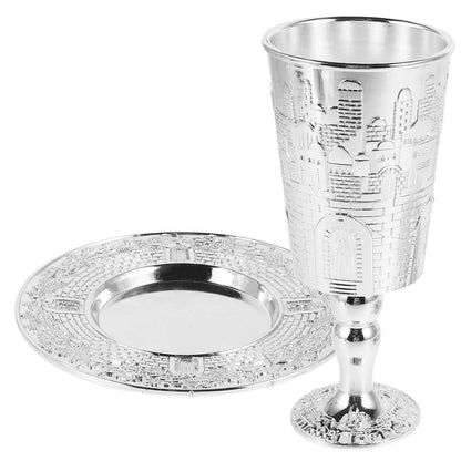 Jewish Holy Grail Havdalah Goblet Cup Silver Kiddushs Shabbos Holiday Shabbat Decorations Passover Crafts
