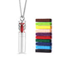 Twelve Constellations Aromatherapy Essential Oil Pendant Lockets Perfume Storage Diffuser Necklace 316L Stainless Steel Jewelry