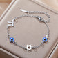 Dawapara Star of David and Chai Bracelet Hand Chain Jewish Hexagram Good Luck Judaica Jewelry Stainless Steel Jewelry