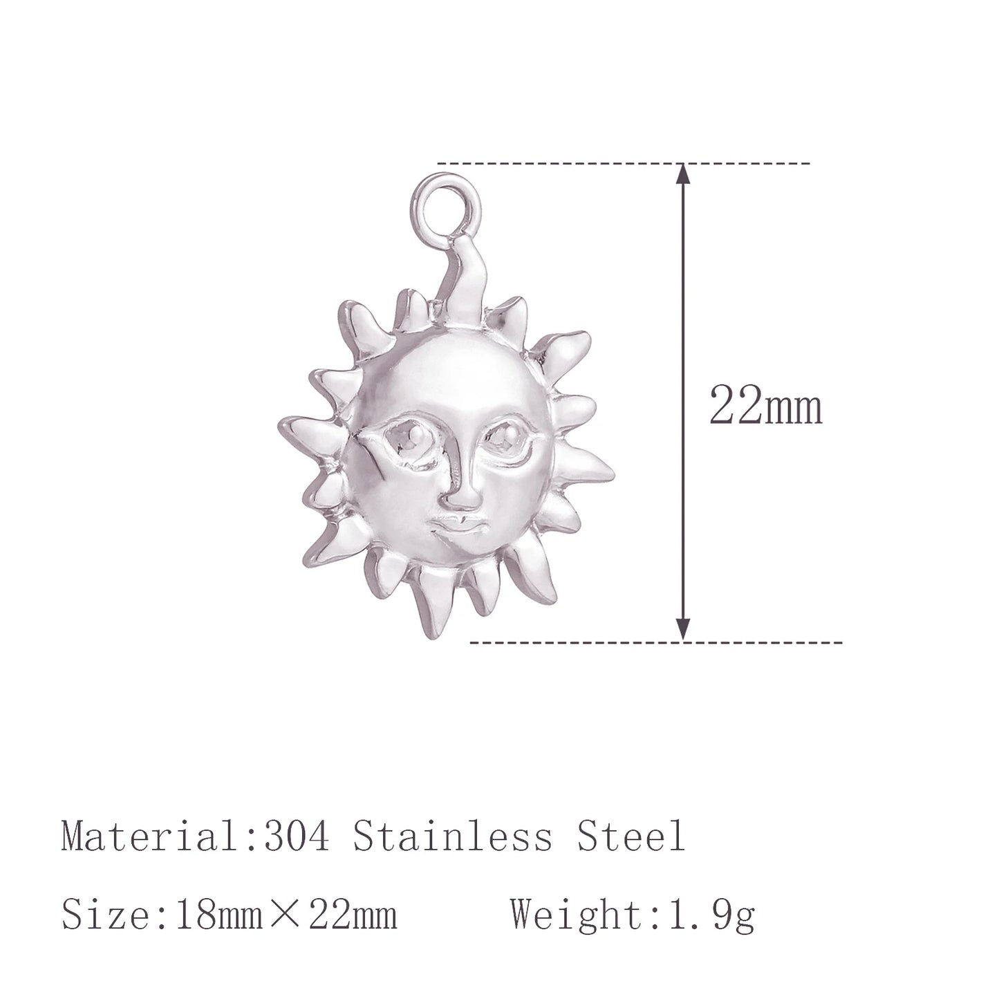 3Pcs Stainless Steel Cowboy Hat/Boot/Horseshoes Charms Astrology Celestial Sun Star Pendant DIY Necklace Bracelet Jewelry Making