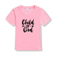 Child of God Shirt Christian Easter Gift Faith Based T-Shirt Holiday Tee Easter Outfits Boys & Girls Clothes