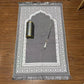1set Islamic Prayer Mat With Rosary Beads Muslim The Spire Pattern Ramadan Prayer Mats Portable Travel Muslim Prayer Rugs Gift
