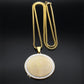 Bible Lords English Serenity Prayer Hand Pendant Necklace for Women Men Stainless Steel Blessing Chain Jewelry collares NZZZ500