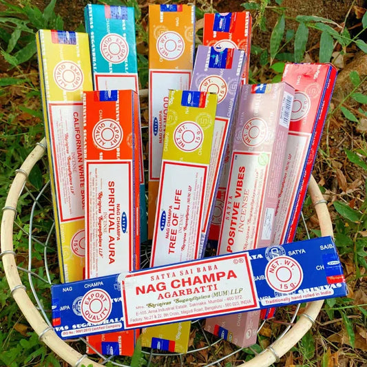 2/5Boxes India Stick Incenses White Sage Sandalwood Natural Household Indoor Clean Air Handmade Incense Sticks NAG Champa Satya
