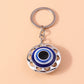 Retro Alloy Turkish Lucky  Evil Eyes Keychain Hamsa Hand Key Ring Pendant for Women Girls Handbag Decor DIY Jewelry Gifts