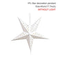 30-75cm Hollow Star Hanging Pendant Eid Mubarak Ramadan Decor 2025 Christmas Decor For Home Islamic Muslim Party Ramadan Kareem