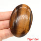 Natural Crystal Amethyst Palm Stone Reiki Healing Oval Pocket Palm Worry Stone Yoga Meditation Spiritual Healing Gem Home Decor