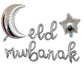 1set Moon Star Balloon Set for Muslim EID Mubarak Festival Home DIY Decoration Ramadan Kareem Kids Birthday Party Ballon Globos