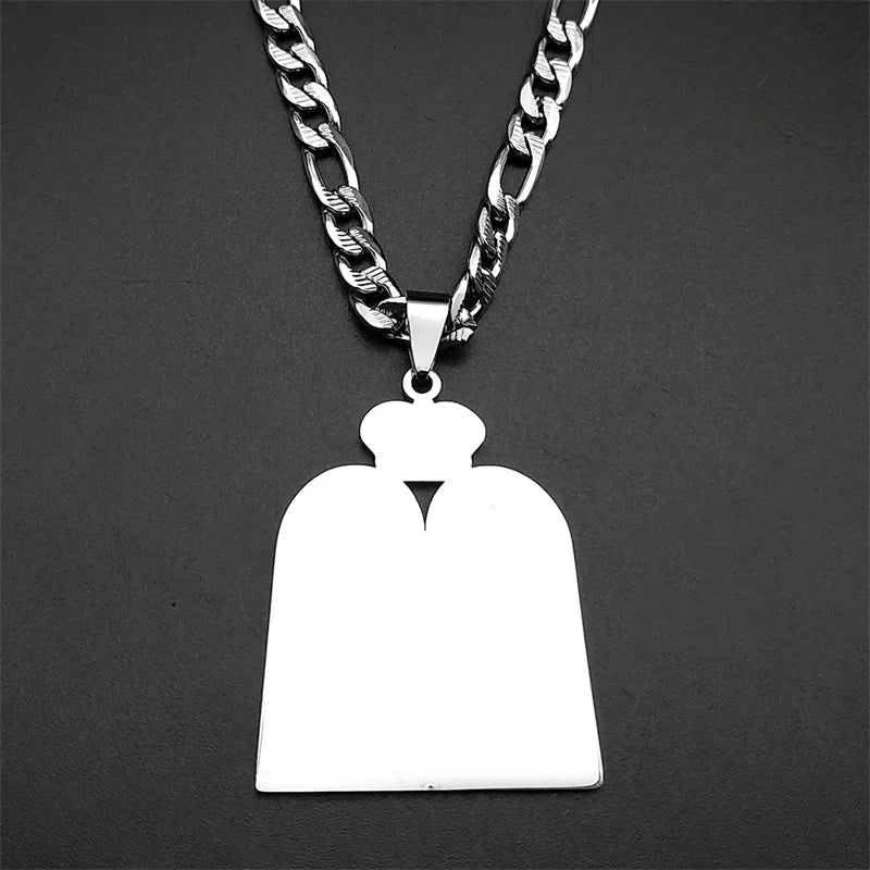Jewish Torah Scroll Ten Commandments Necklaces Men Women Judaism Stainless Steel Gold Color Hebrew Prayer Shema Israel Jewelry