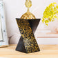 Exquisite rotating square household incense burner decoration ornament black and white incense burner ornament