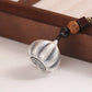 Buyee 925 Silver Garlic Pendant Keychain Vintage Style Car Charm & Phone Accessory Jewelry Ring Circle Gift for Women Men