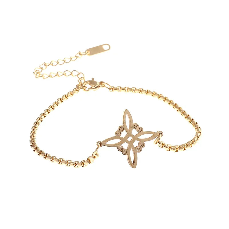 Metatron Cube Bracelet Women's Stainless Steel Archangel Day Bracelet Men's Fashion Sacred Geometry Amulet Jewelry Gift
