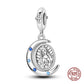 Charms Bead 925 Sterling Silver Virgin Mary Cross Pendant Bead Fit Original Bangle Bracelet DIY Fine Jewelry For Women Gift Hot