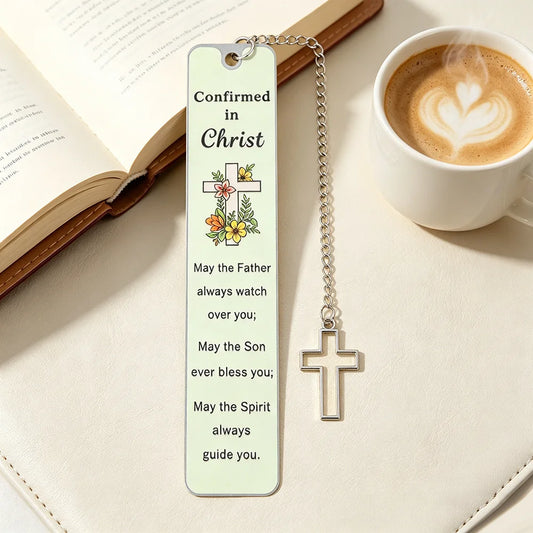Cross Metal Bookmark | Religious Bible Page Marker Christian Confirmation Gift With Gift Box