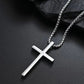 2025 New Religion Christian Simple Necklace for Women Men Virgin Mary Jesus Cross Pendant Chains Fashion Jewelry Length 60/70CM