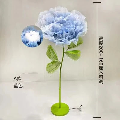 Automatic mechanical silk flowers, wedding Christmas decorations, adjustable height, suitable for party, home office centerpiece