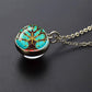 Sacred Geometry-Metatron's Cube Necklaces Sri Yantra Mandala Double Side Glass Ball Pendant Necklace Buddhist Yoga Jewelry Gift