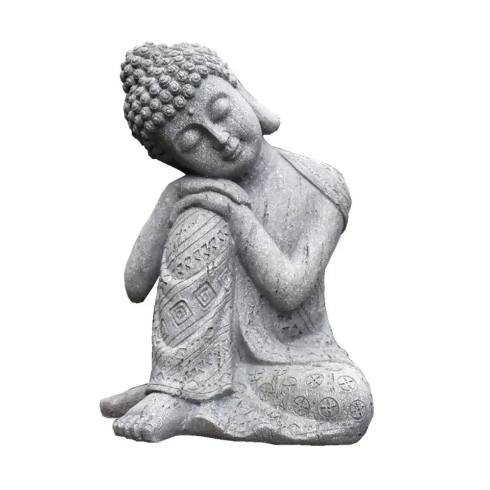 Office Table 9.84inch Buddha Statue Resin Large Meditation Buddha Buddha Figurine for Living Room