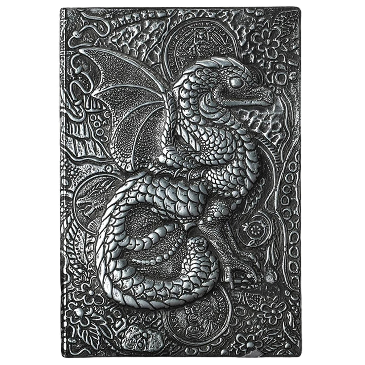 Vintage Dragon Relief Notebook A5/100 Sheets, Suitable For Planning, Scheduling, Journaling, Meeting Notes, Inspiration, Creativ