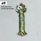 Jewish Mezuzah Case Cover Home Blessing Door Ornaments Delicate Enamel Flowers Embellished Crafts Jewish Traditional Holy Gifts
