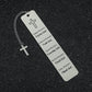 Religious Stainless Steel Bookmarks with Charms，Durable Page Markers for Christians, Bible Readers & Gift - Givers