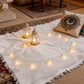1pc boho Yoga Meditation mat- Cotton Blend Fringe Muslim Prayer Mat Rug Ramadan Gift for Outdoor Picnics Home Decor