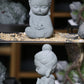Buddha Stone Statue Little Buddhist Monks Tibetan Buddhism Figurines Zen Garden Ornament Meditation Home Aquarium Decoration