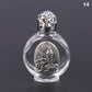 Empty Holy Water Jesus Bottle Religious Bottle Christian Baptism Supplies Refillable Portable Cosmetic Packaging Empty Bottle
