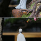 Buddha Stone Statue Little Buddhist Monks Tibetan Buddhism Figurines Zen Garden Ornament Meditation Home Aquarium Decoration