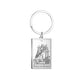 Dawapara Tarot Cards Keychains Stainless Steel Vintage Amulet Good Luck The Major Arcana Keyring Wiccan Jewelry