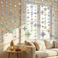 Iridescent Star Moon Circle Dot Hanging Garland Ramadan Eid Mubarak Decoration Twinkle Wedding Baby Shower Birthday Party Decor