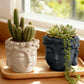 Creative Buddha Statue Flowerpot Green Potted Plants Container Home Courtyard Garden Decor Resin Handicrafts Ornament Gift