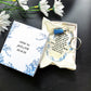 All Box Custom10pcs White Hanging Acrylic Prayer Cards,Hamsa Hebrew Card,Keychain Lyric A Hymn of Thanks Prayer,Wedding Souvenir