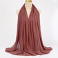 Muslim Chiffon Hijab Scarf Women Long Solid Color Head Wrap For Women Hijabs Scarves Ladies Muslim Veil Jersey Hijabs