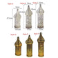 Home Ornament Iron Art Moroccan Night Light Hollow Battery Powered Ramadan LED Light Vintage Masjid Lantern Mosque