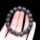 Authentic Natural Ebony Tibetan Six-Character Mantra Tibetan Prayer Wheel Bracelet 15mm Unisex Bracelet