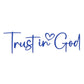 Trust In God Mirror Decal, Car Decals For Women, Faith Mirror Decal, Cute Vinyl Decal, Christian Car Mirror Decal, Religious Car