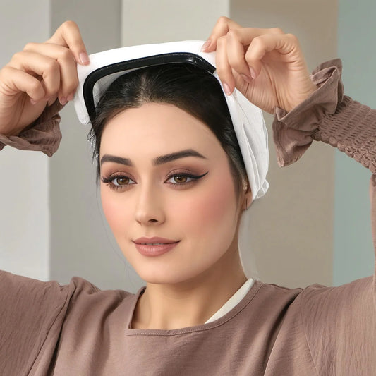 High Quality Cotton Modal Hijabs Anti-slip Elastic Tie Back Inner Caps Underscarf Women's Islamic Muslim Headscarf Hijab Caps