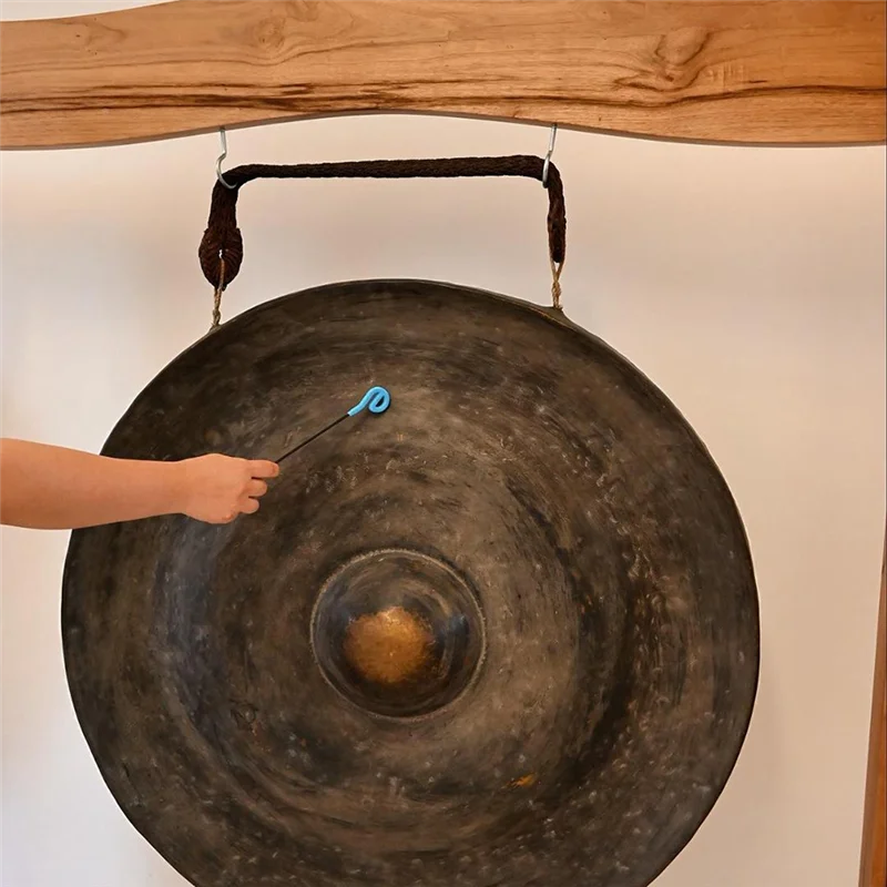 AEF5-Nepalese Gong Accessories For Sound Bath Meditations Players, Whale Stick Gong Healing Instrument