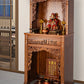 SM Solid wood Buddhist shrine shrine cabinet offering table for God of Wealth Guanyin Guan Gong household shrine offering table