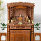 Cy  Solid Wood Buddha Shrine Buddha Cabinet Shrine Chinese Style Back Lamp Buddha Building Worship Prayer Altar Table Altar